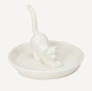 Ceramic Kitty Jewelry Dish 😻